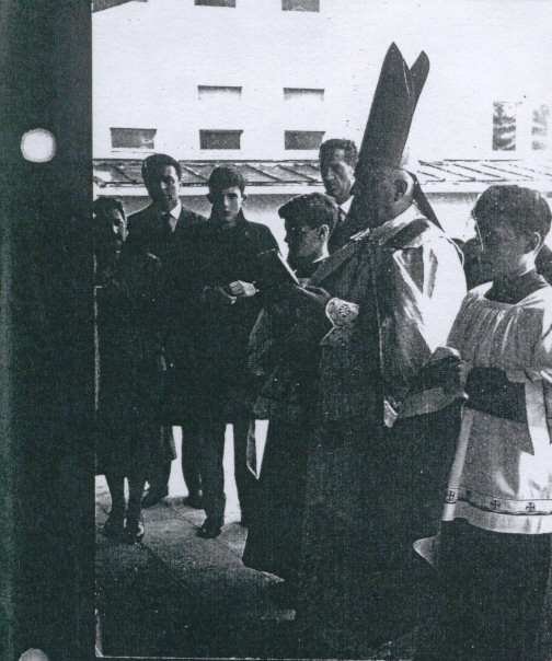 1965 - Chirichetto capo in occasione dell'inaugurazione della chiesa nuova di Piancavallo